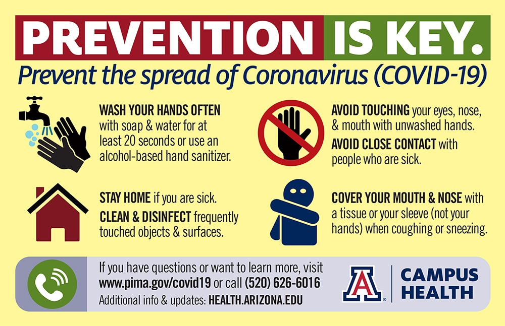 Coronavirus (COVID19) Information The University of Arizona, Tucson, Arizona